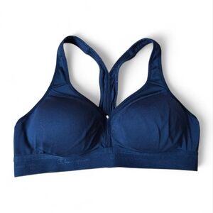 Champion Navy Racerback High-Impact Sports Bra